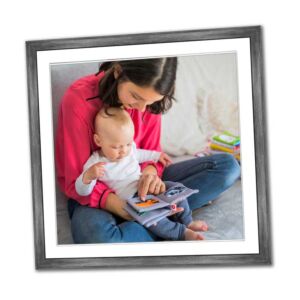 Square photo frames for family pictures