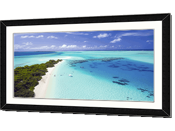 Panoramic print and frame