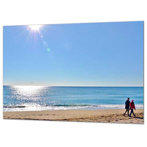 Picture of a perfect sunny day by the seaside